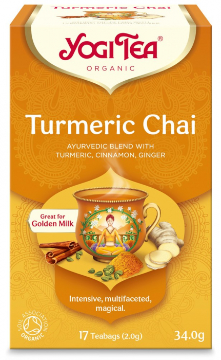 Ceai Bio Cu Turmeric (Curcuma), 17 Pliculete 34 G Yogi Tea [2]