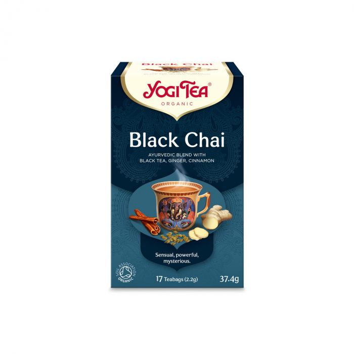Ceai BIO negru, 17 pliculete x 2,2g (37,4g) Yogi Tea [1]