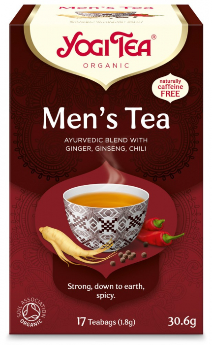 Ceai Bio Pentru Barbati, 17 Pliculete X 1,8G (30,6G) Yogi Tea [2]