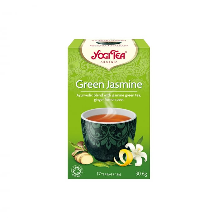 Ceai BIO verde cu iasomie, 17 pliculete - 30.6g Yogi Tea [1]