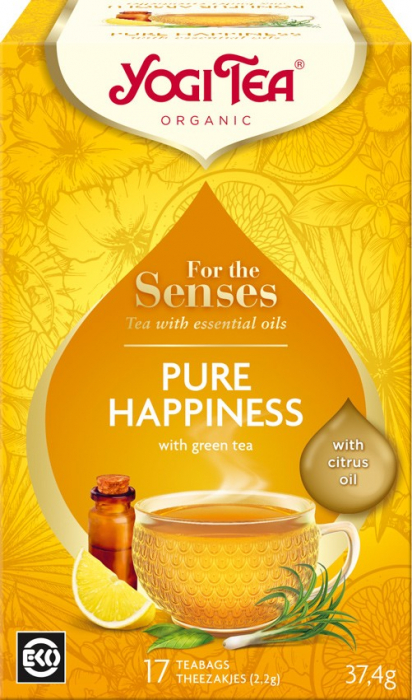 Ceai Cu Ulei Esential, Fericire Pura, Bio 37.4G Yogi Tea [2]