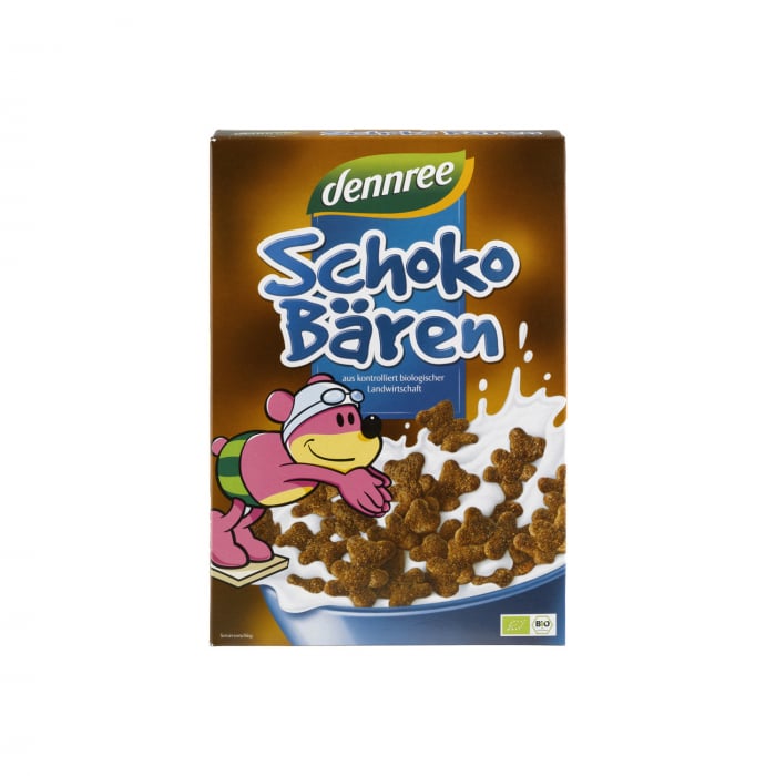 Cereale ursuleti de ciocolata BIO Dennree 250g [1]