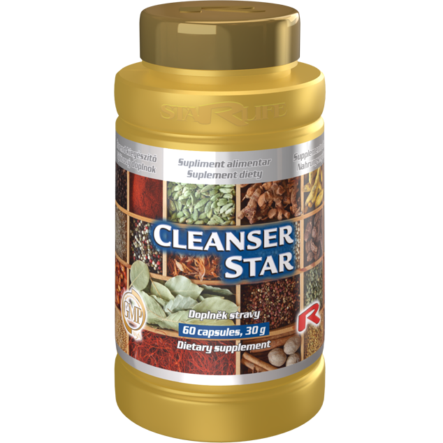 Cleanser Star, pentru funcționarea sănătoasă a tractului intestinal [1]