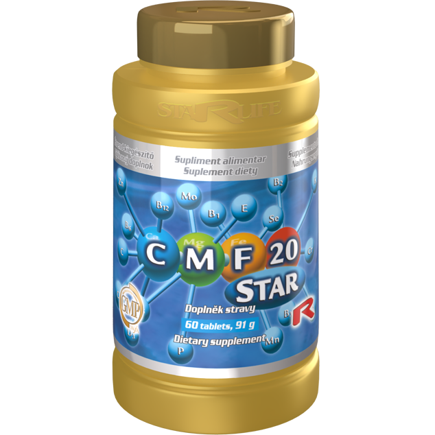 CMF 20 Star, Calciu, magneziu, fier și alte 20 de substanțe [1]