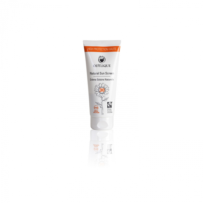 Crema BIO protectie solara SPF 30 cu musetel, zinc si unt de shea pt piele sensibila, Odylique 50ml