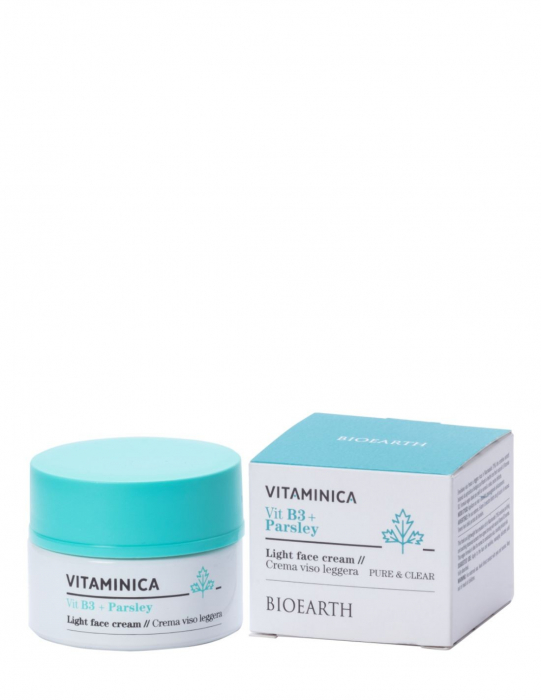 Cremă de față cu Niacinamide 11% si patrunjel, 50ml – Vitaminica Bioearth [2]