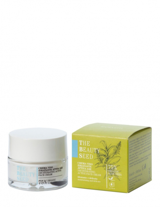 Cremă de față hidratantă 24h, 50ml - The Beauty Seed Bioearth [1]