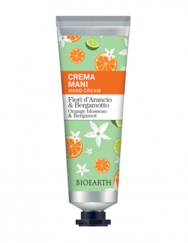 Cremă de mâini cu flori de portocal și bergamota, 30ml – Family Bioearth [1]
