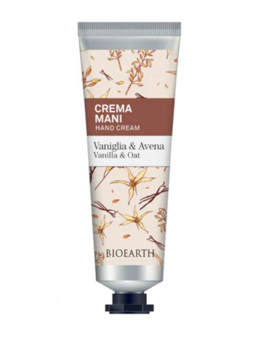 Cremă de mâini cu vanilie și ovăz, 30ml – Family Bioearth [1]