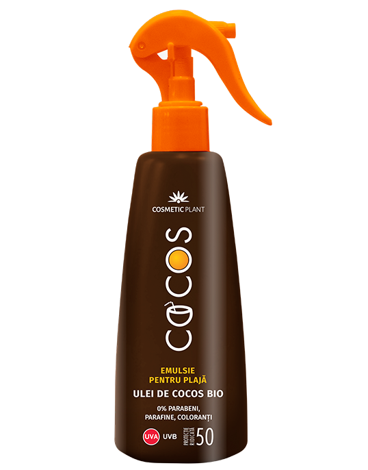Emulsie plajă COCOS SPF 50 cu ulei de cocos BIO 200 ml [1]