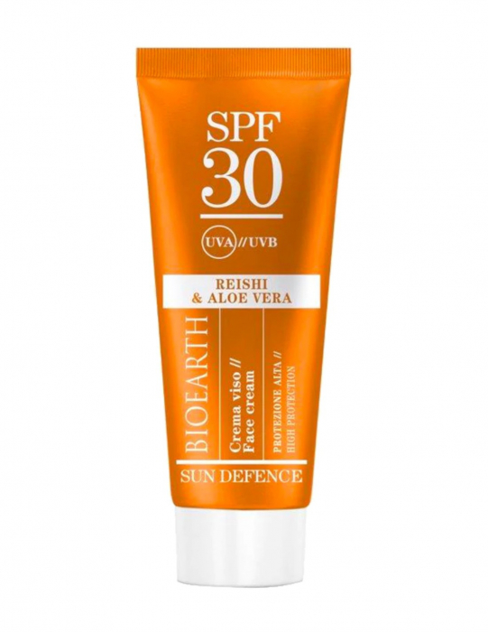 Crema solara ten SPF30 cu ganoderma si aloe - Sun Defence Bioearth [1]