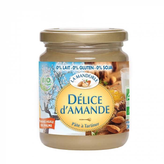 Crema tartinabila de migdale fara gluten, lapte, soia 300g