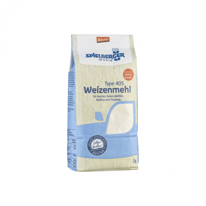 Faina de grau alba TIP 405 Demeter Spielberger 1kg