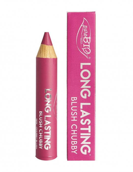 Fard de obraz creion Chubby Roz Cyclamen 023L Long Lasting – PuroBIO [1]