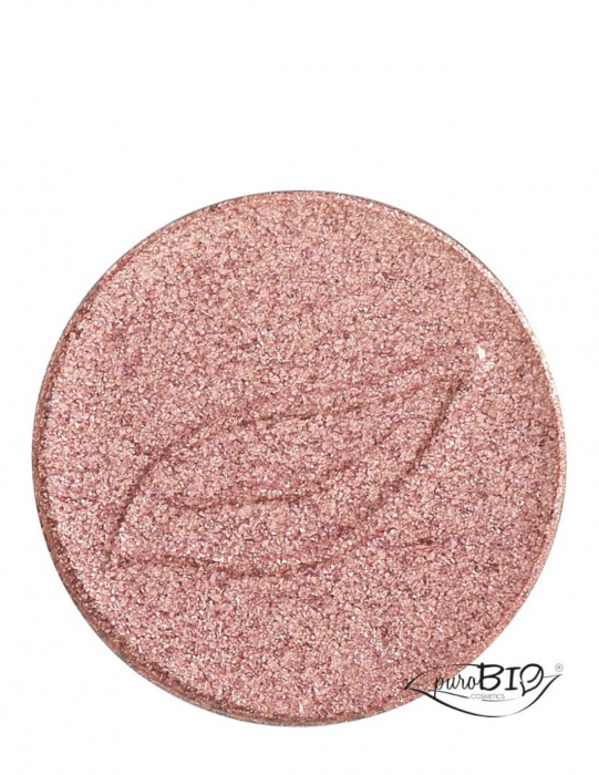 Fard de pleoape Roz sidefat 25 - PuroBio Cosmetics [2]