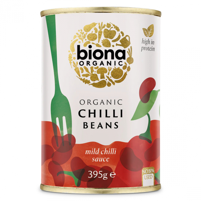 Fasole rosie in sos chilli eco, 395g, Biona                                                          [1]