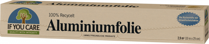 Folie de aluminiu reciclat (10 m x 29 cm) - If You Care [2]