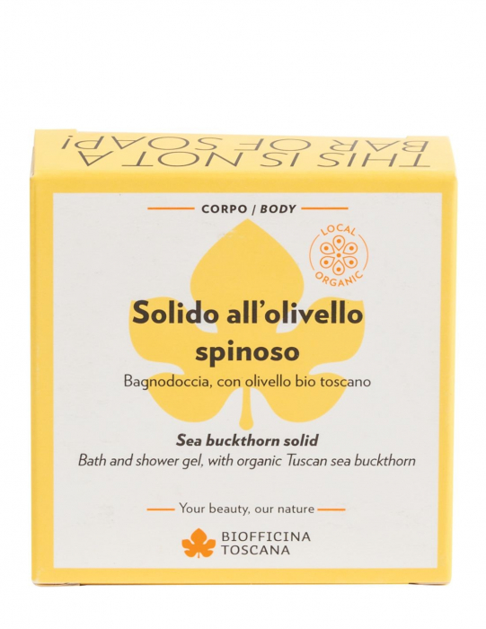 Gel de duș și șampon solid cu cătină, 80gr – Biofficina [2]