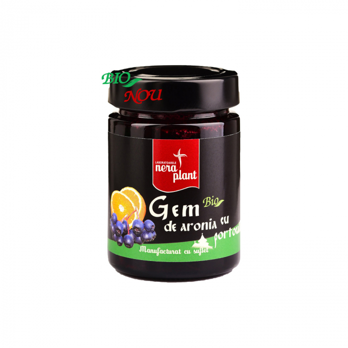 Gem de aronia cu portocala 230gr