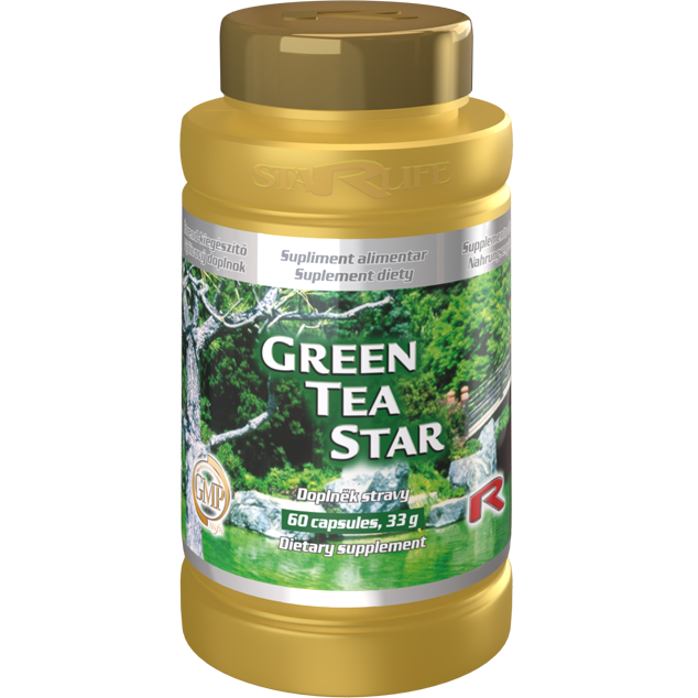 Green Tea Star, Supliment antioxidant cu ceai verde pentru vitalitate [1]