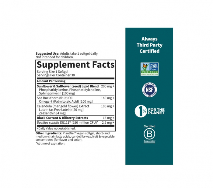Herbals Eye Health, supliment pentru sănătatea ochilor, 30 de capsule moi [2]