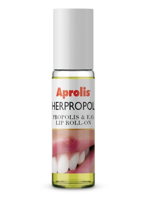 Herpropol balsam de buze Roll-on cu plante si propolis, 5ml Aprolis [2]