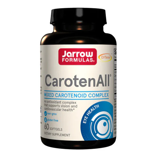 Jarrow CarotenAll®, pentru susținerea vederii și sănătății cardiovasculare, 60 capsule [1]