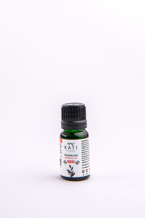 Aromaterapy Headache, Amestec De Uleiuri Esențiale Pentru Aromaterapie Împotriva Durerilor De Cap X 10ml [2]