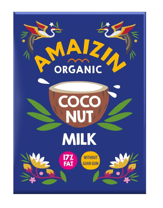 Lapte de cocos 17% grasime BIO, 500ml, tetra pack [1]
