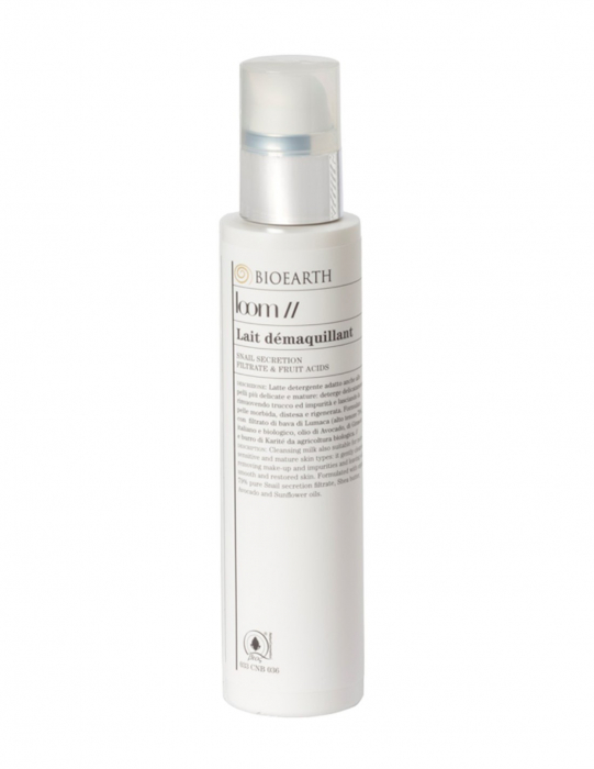 Lapte demachiant cu extract de melc, 200ml - Loom Bioearth [2]