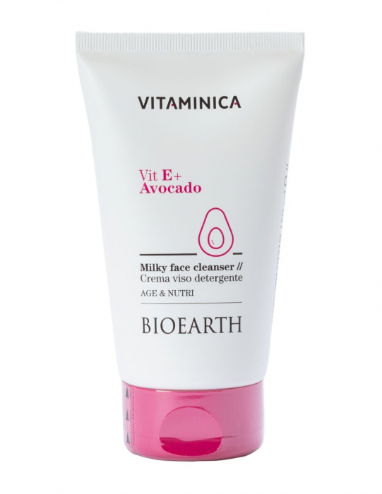 Lapte demachiant cu vitamina E și avocado, 150ml – Vitaminica Bioearth [1]