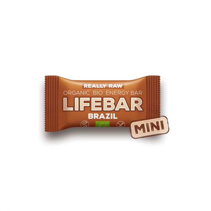 Lifebar baton cu nuci braziliene raw BIO 25g