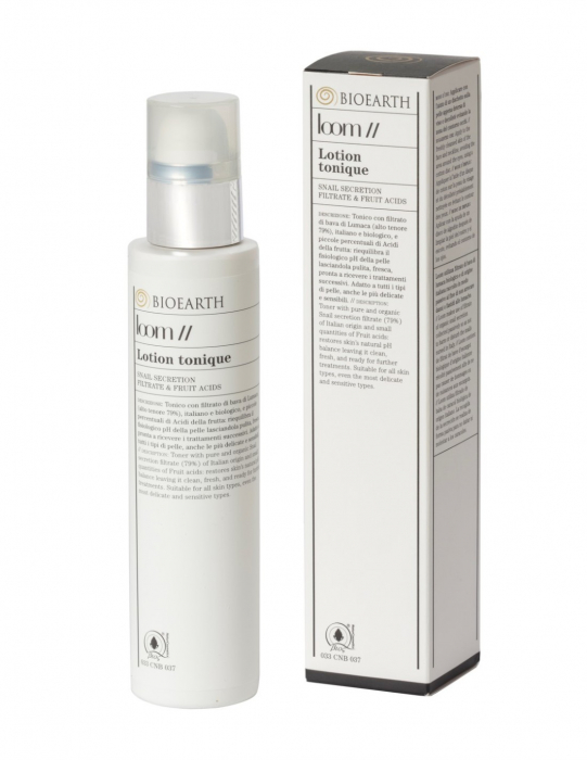 Loțiune tonică cu extract de melc, 200ml - Loom Bioearth [1]
