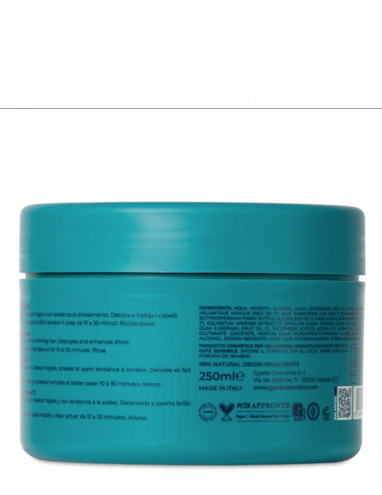 Mască de păr întăritoare cu spirulină, 250ml – Gyada Cosmetics [2]