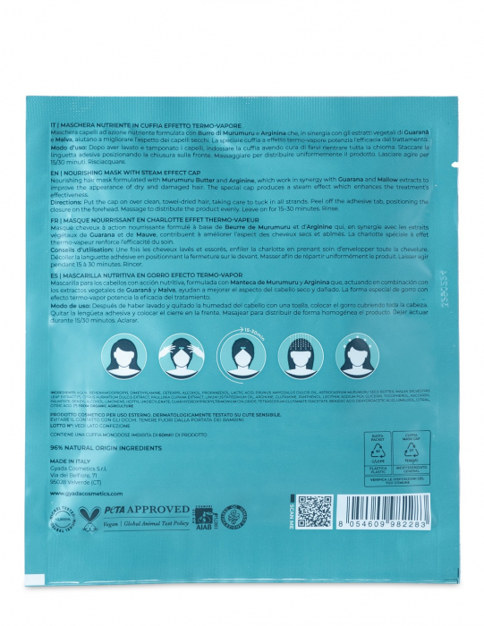 Mască de păr nutritivă tip cască cu efect termic Gyada [2]