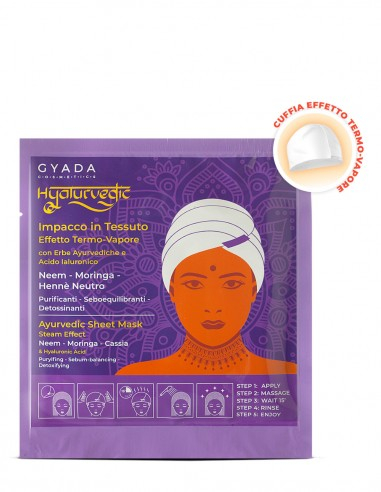 Mască de păr purificatoare tip cască cu efect termic (păr gras)– Hyalurvedic Gyada [1]