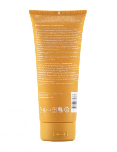 Mască de păr revitalizare culoare păr blond, 200ml – Hyalurvedic Gyada [2]