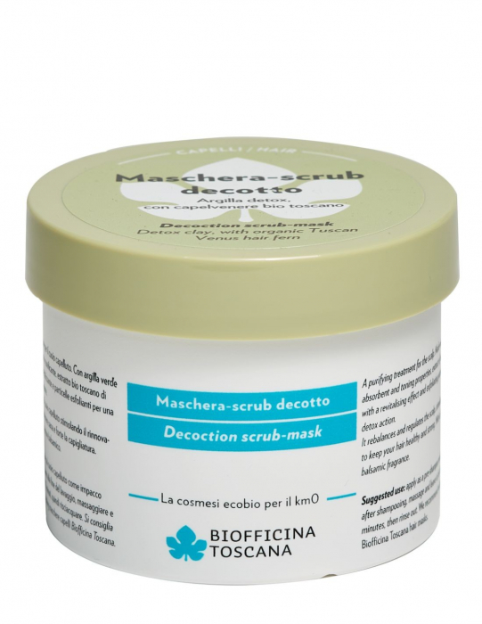 Masca detox pentru par cu argila verde , 200ml - Biofficina [1]