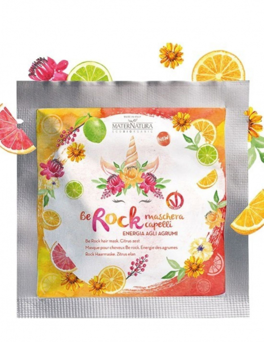 Mască păr cu citrice Be Rock, 25ml -  Maternatura [1]