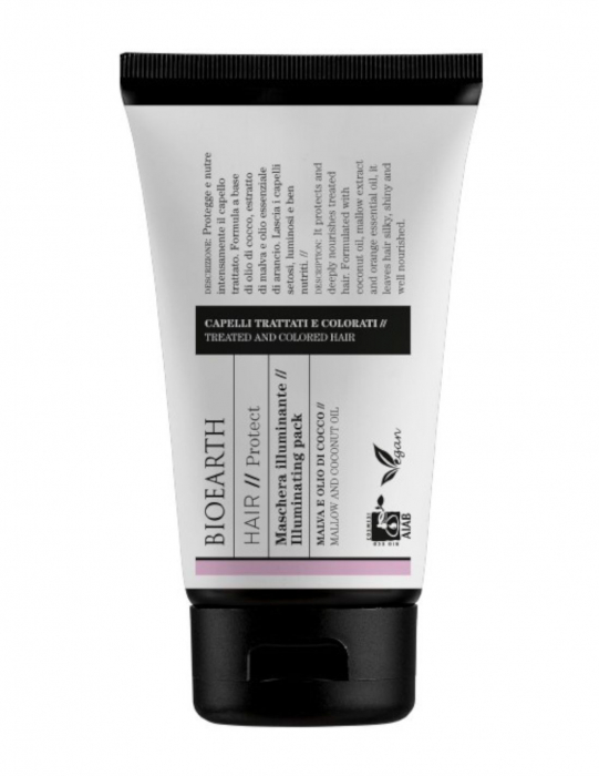 Masca par pentru luminozitate cu cocos, 150ml - Bioearth [1]