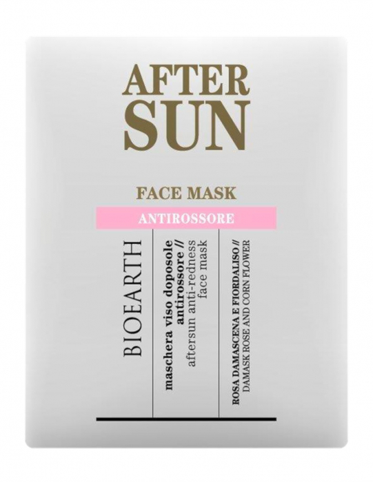 Mască șervețel aftersun anti roșeață - Bioearth Sun [1]