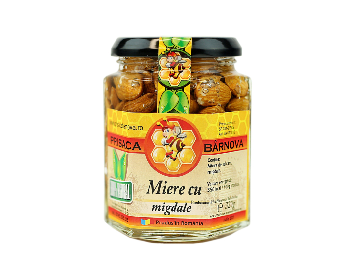 Miere cu migdale, 330g [1]