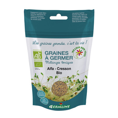 Mix alfalfa si creson BIO pentru germinat 150g