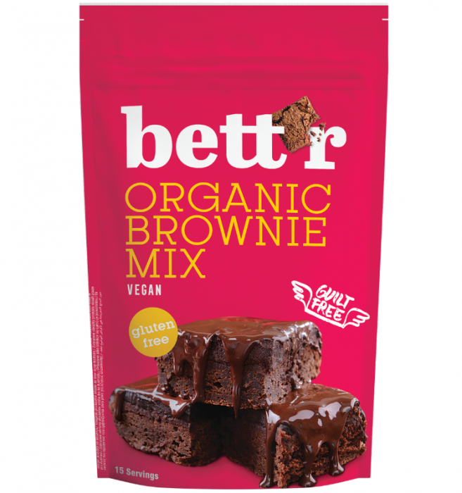 Mix pentru prăjitura brownie fără gluten, BIO 400g [1]