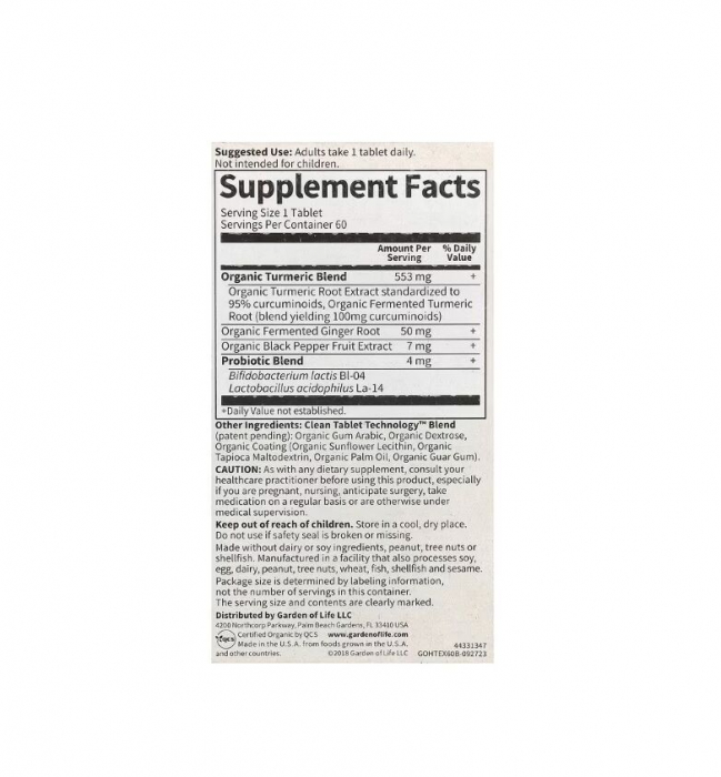 Mykind Extra Strength Turmeric, 60 de capsule [2]