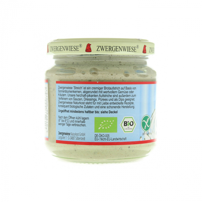 Pate vegetal BIO cu 4 tipuri de piper FARA GLUTEN Zwergenwiese 180g [2]