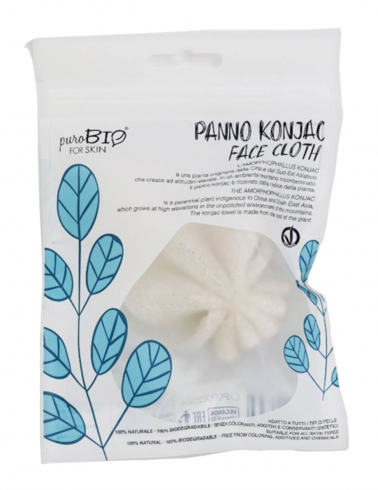 Prosop din konjac pentru ten - PuroBio [1]
