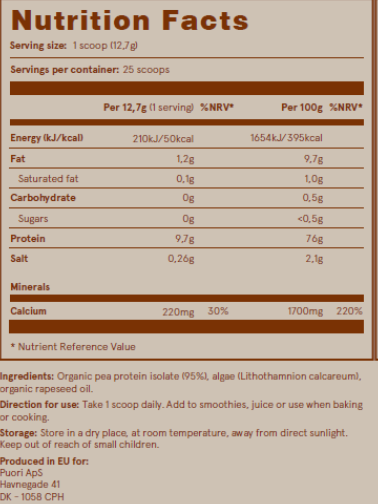 Puori PB - Mix de Proteine Vegetale - 317 g [3]