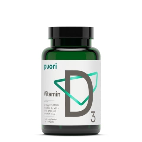 Puori Vitamina D3 - (2500UI) - 120 capsule [1]