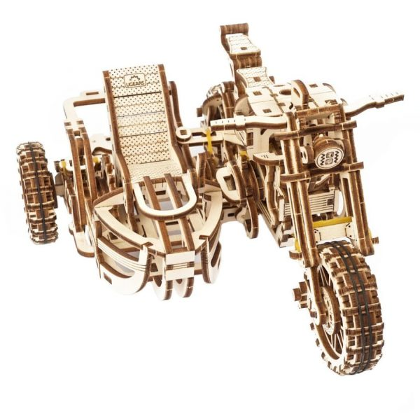 Puzzle 3D din lemn - Model Motocicleta Scrambler UGR-10